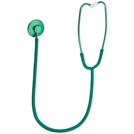 As One 0-1670-05 Navis Stethoscope, Inner Spring Type, Single, Green