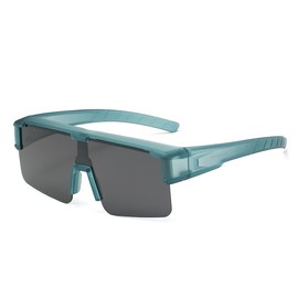 Farrobor Polarisiert Sonnenbrille Über Normale Brille - Sport Fahrradbrille mit UV Schutz Sonnenbrille für Brillenträger Herren Damen