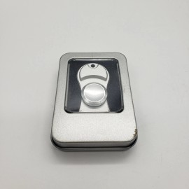 Paradise USA NEW Fidget Hand Spinner Dual Finger Spinner EDC Focus ADHD Autism With Tin  - Silver