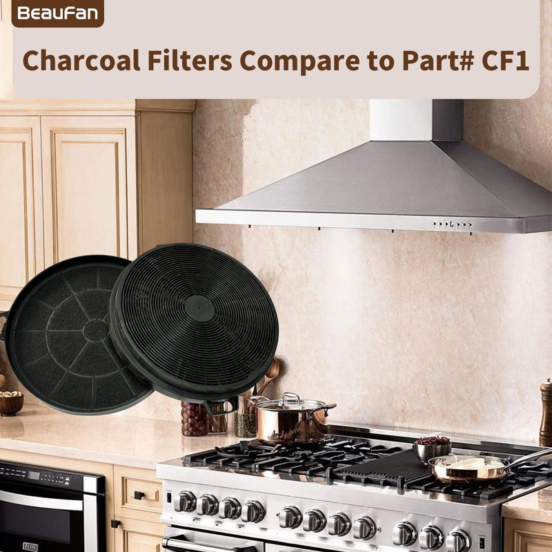 Beaufan 2 Pack CF1 Charcoal Filters Only Compatible with Zline