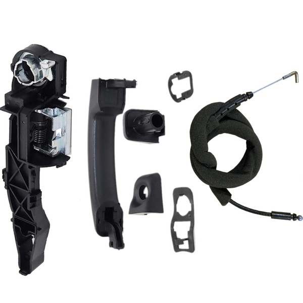 NIYATA Left Side Sliding Exterior Door Handle Holder with Cable