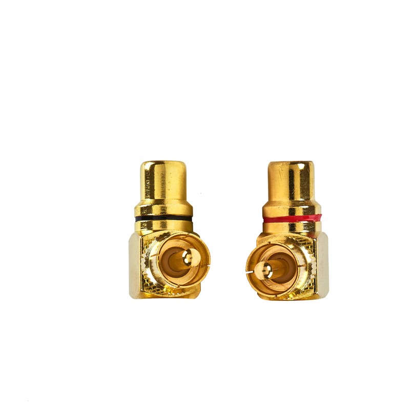 Voluty Tek Audio Video Connector RCA Female to Male Right