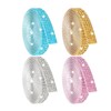 Teqooza Self Adhesive Rhinestone Ribbon Crystal Strips with 2mm Diamond