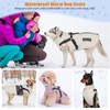 EOAMGO Dog Coat, Waterproof Dog Coat with Harness, Warm Coats