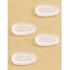 Kygear 2 Pairs Clear Silicone Replacement Nose Piece Compatible with