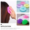FOMIYES 4pcs Massage Shampoo Brush Hair Massager Scalp Scrub Brush
