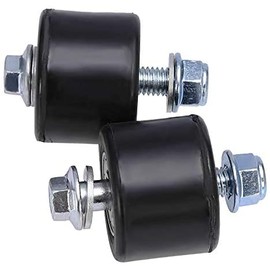 2Pcs YFZ350 Chain Roller Guide Set For Yamaha Banshee Chain Roller YFZ350 1987-2006 8mm/0.31 inch Black