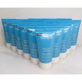 Neutrogena Hydro Boost Hydrating Cleanser Gel Fragrance Free Travel Sz Lot x 12