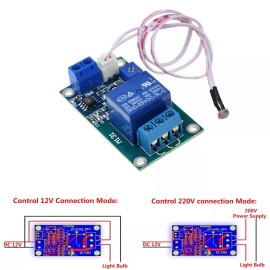 XH-M131 1PC New XH-M131 Photoresistor Module 12V Light Control Relay Light Switch