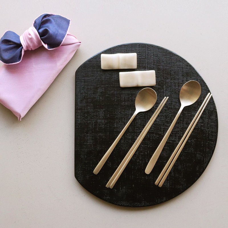 Notdam [Department Store Gift Packaging] Organic couple spoon + wave