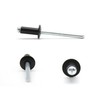 DOJA Industrial Black Aluminium Blind Rivets 4.8 x 12 mm