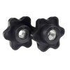 YIYIWANG M14 Star Shape Head Clamping Nuts Female Thread Through