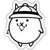 Nyanko Daishouten Original Sticker Set Gamatoto & Nyanko Team (Bottom