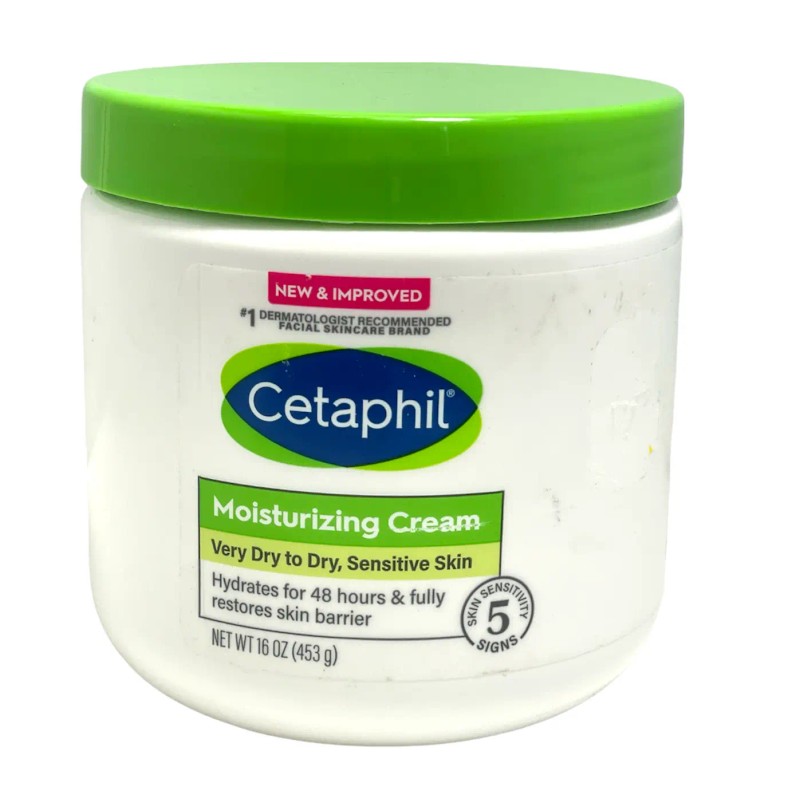Cetaphil Moisturizing Cream Very Dry to Dry, Sensitive Skin 16oz./453g
