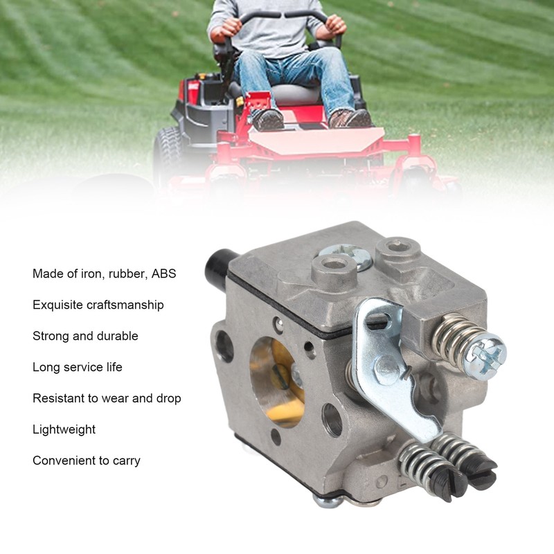 Chainsaw Carburetor Kit with Ignition Coil Fuel Filter Sparking Plug