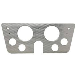 1967 1968 1969 1970 1971 1972 Chevy Truck (6) Gauge 5" Speedo Chevy Truck Dash Panel Insert - Polished Billet Aluminum