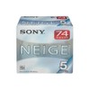 Sony 5MDW74NEB Neige Recording MD (Mini Disc) 74 Minutes, 5