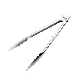 Chef Inox Stainless Steel Utility Tong with Clip, 300 mm Length