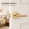 Knurled Privacy Door Handle for Bedroom & Bathroom