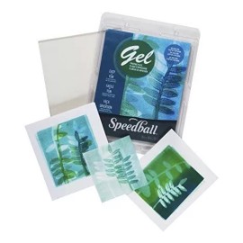 Speedball Placa De Impresión En Gel Speedball, 5 X 5 Pulgadas