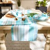 DII Summer Stripe Outdoor Tabletop Collection, Multi-use, Machine Washable, Reversible