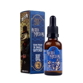 HEY JOE! Beard Oil Nº 3 Acid Melon | Natürliches und Erfrischendes Bartöl Herren mit Melonenduft und Lychee-Noten - Bartpflege für Gesunde Bärte - Bart Öl 30 ml