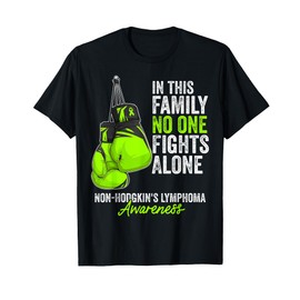 Non Hodgkin's Lymphoma Awareness Month Lime Green Ribbon T-Shirt