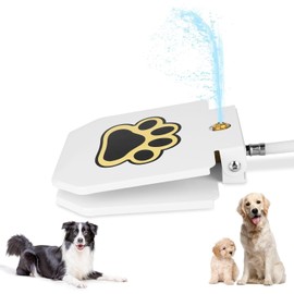 Zorpupoa Dog Water Fountain Outdoor, Dog Sprinkler Drinking Water Dispenser Step-on, Paw Activated Drinking Pet Dispenser for Dog Bowl Alternative