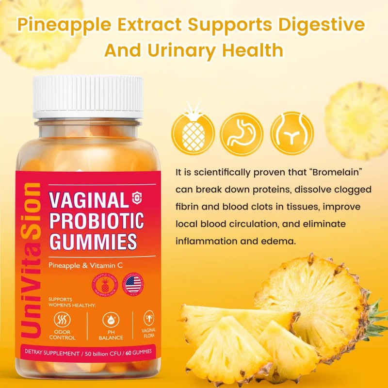 Gomitas Probióticas Vaginales Univitasion 50 Mil Millones De