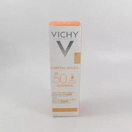 VICHY Capital Soleil SPF50  ANTI-TACHES 3 EN 1  50ml *NEW IN BOX*