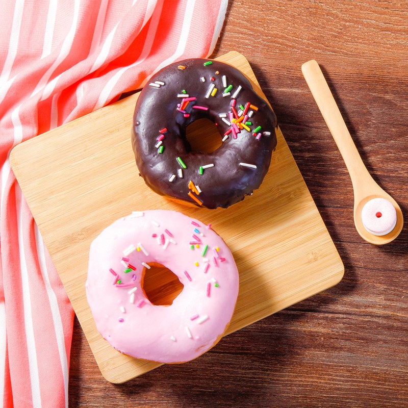 Large Silicone Donut Pan for Baking, 9 Cavity Non-Stick Food