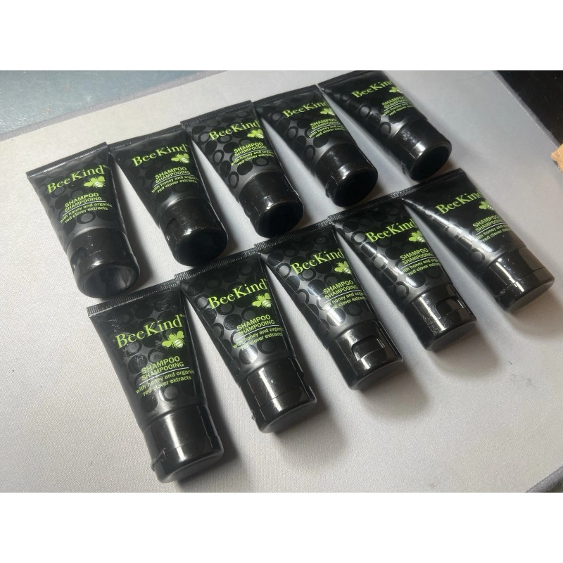 Beekind Lot of 10 BeeKind SHAMPOO Travel Size 1oz Tubes