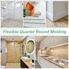 M METERXITY Flexible Quarter Round Molding 118 Inch Self-Adhesive Bathtub