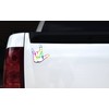 StickerTalk Rainbow ASL I Love You Vinyl Sticker, 5 inches