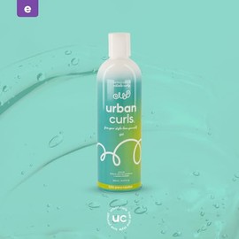 URBAN CURLS Gel para Definir Rizos con Aloe Vera 360 ml  Fijacin Suave y Control de Frizz  Sin Sulfatos Parabenos Siliconas ni Aceites Minerales  100 