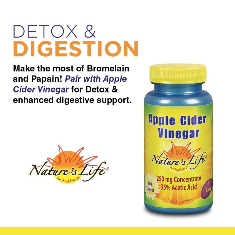 Nature's Life Bromelain & Papain | Proteolytic Enzymes for Digestive