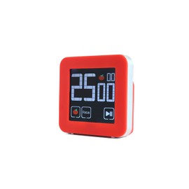 Fooocus Pomodoro Timer, Color Touch Screen, Preset/Custom Modes, Pomodoro Accumulation, Buzzer/Vibration/Flash Alarm for Work, Office, Study, Task, 25/5 min & Custom Countdown Cycle