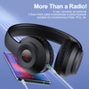 X5 Wireless FM Radio Headphones with Bluetooth, Built in Microphone,