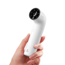 Aecooly Portable Handheld Fan, Powerful Turbo Mini Fan, 15000 RPM High Speed Aero, 8H Max Cooling Time, 4 Speeds Pocket Rechargeable Personal Small Travel GIfts for Women Men -White