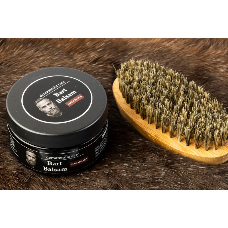 Demateraliz care Beard Balm with Macadamia, 100 ml