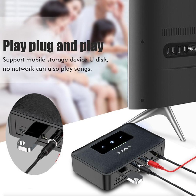 Bluetooth 5.0 Transmitter Receiver Headset Car Bluetooth Adapter Wireless Audio
