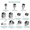 Taco Marine Bimini Ball & Socket Top Fittings (F11-0177S -