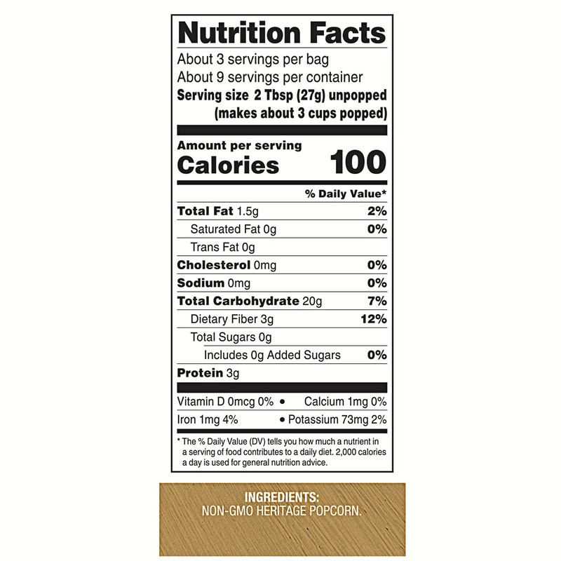 Popcorn Micro No Slt Oil , 6 X 8.7 Oz