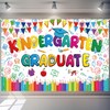 Kindergarten Graduate Decorations Large Kindergarten Graduate Banner Backdrop, Preschool Graduation