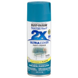 Rust-Oleum 257461 Painter's Touch 2X Ultra Cover, 12 Oz, Satin Lagoon