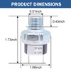 2 PCS Air Pressure Switch 110-140 PSI Tank Mount Thread