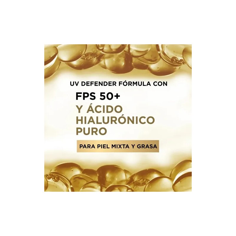 Crema L'oréal París Uv Defender Fluido Invisible Fps50 40ml