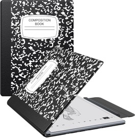 MoKo Case for Remarkable Tablet 2 10.3 Inch 2020, Ultra Thin Magnetic Tablet Case with Wide Pen Protection Closure, Protective Case for Remarkable 2, Black Notebook