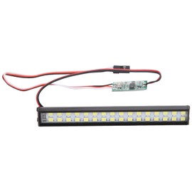 RC Car Roof Light, RC Car LED Light Strip, Double Rows of 32 LED Lamp Beads, Remote Control Roof Light, for Red Cat, Traxxas, Amiya Hpi, Axle Model Car