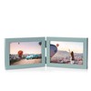 Tamolus 4x6 Double Horizontal Hinged Picture Frame Folding Photo Frame